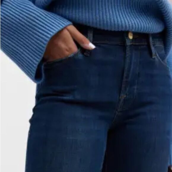 Frame Denim Le Crop Flare High-Rise Jeans Size 30 - Picture 3 of 16